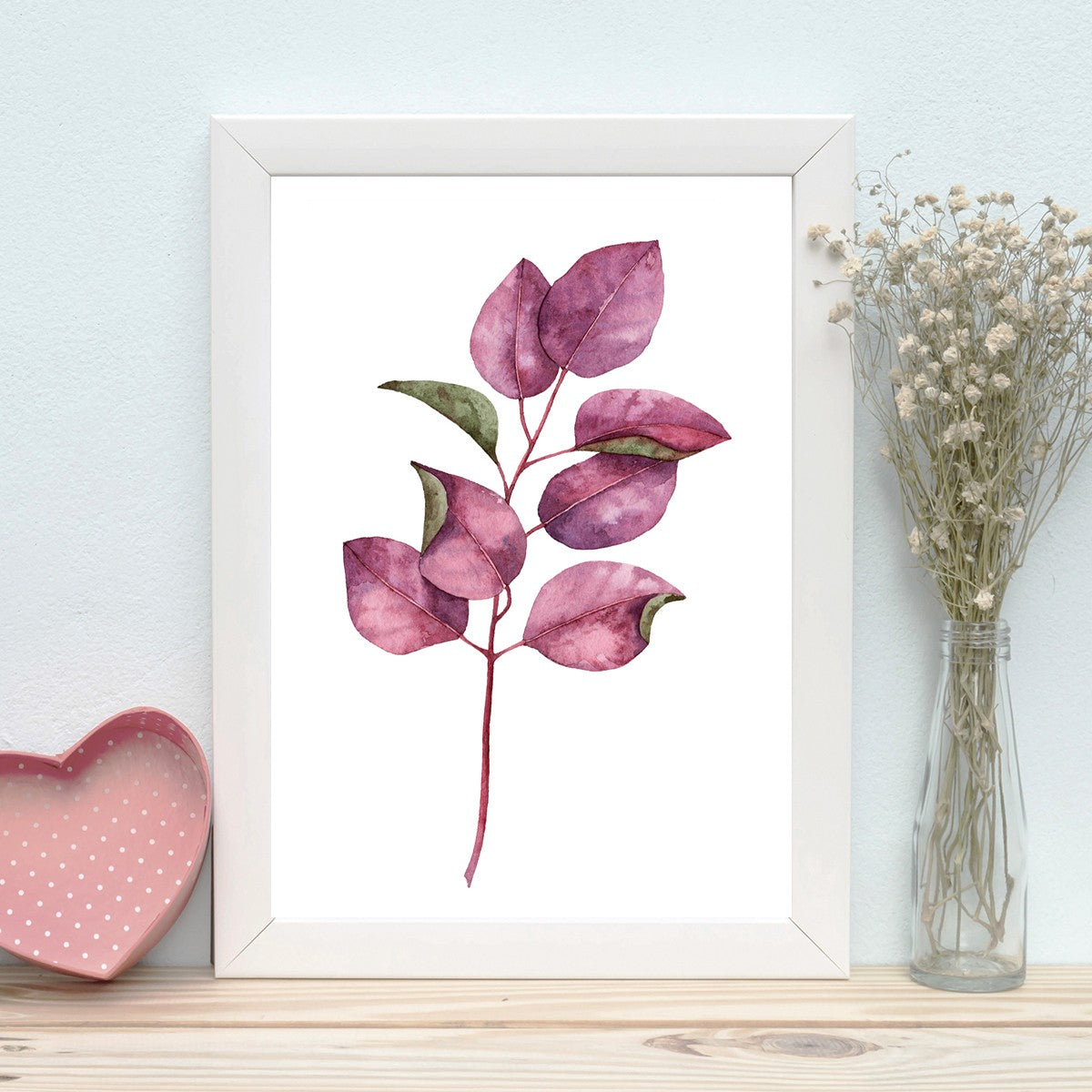 Quadro Decorativo MDF Emoldurado - Arte Multicolor 24x29cm com Moldura de Madeira 2cm