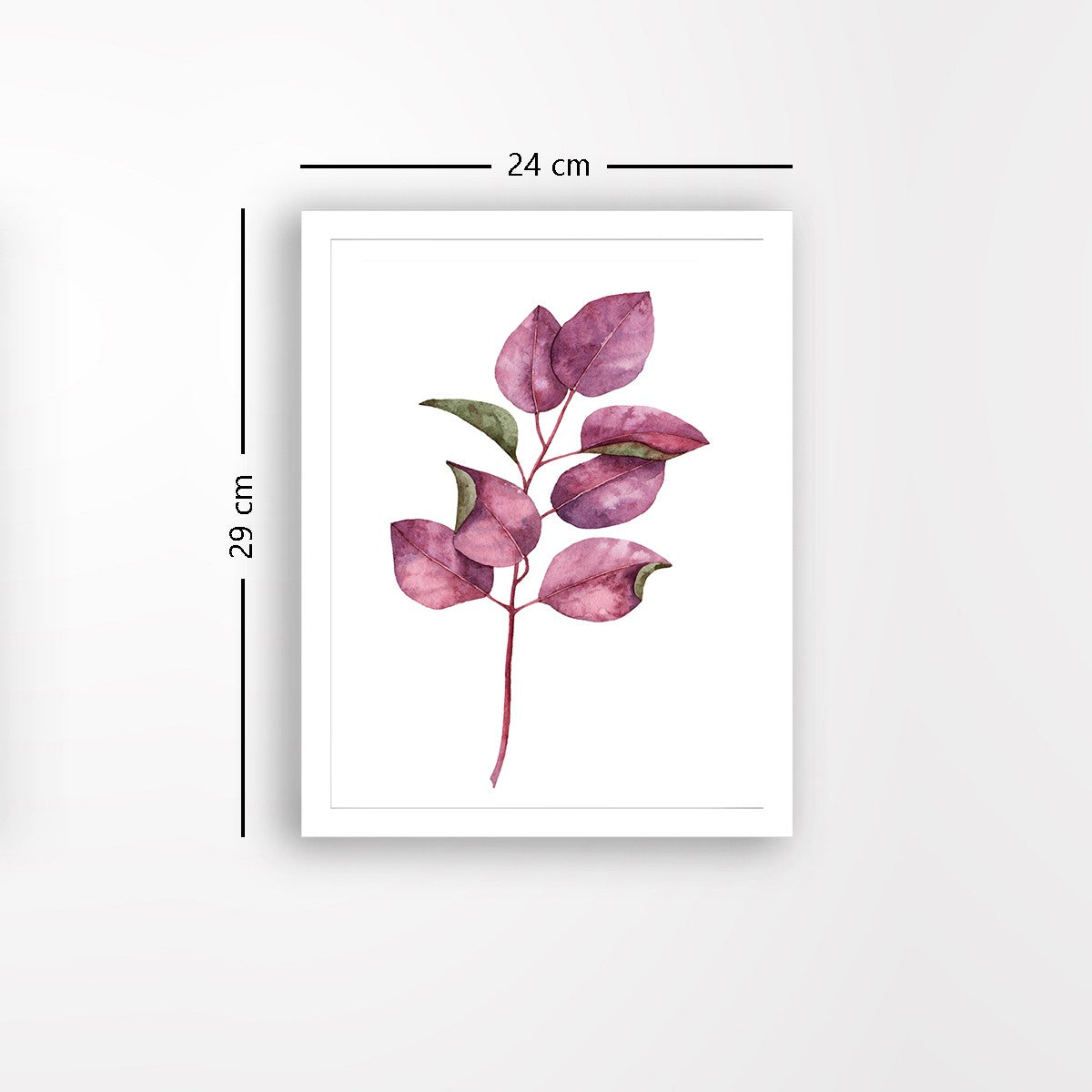 Quadro Decorativo MDF Emoldurado - Arte Multicolor 24x29cm com Moldura de Madeira 2cm