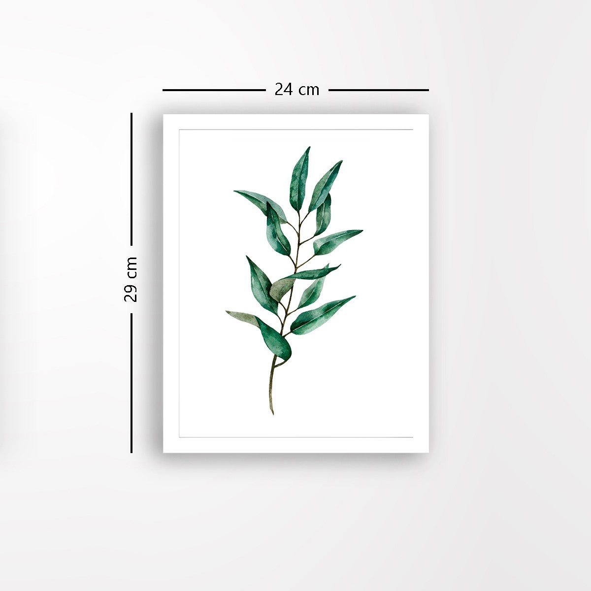 Quadro Decorativo MDF Emoldurado - Arte Multicolor 24x29cm com Moldura de Madeira 2cm