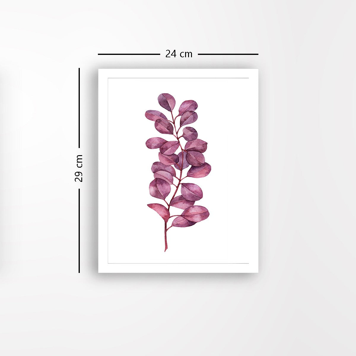 Quadro Decorativo MDF Emoldurado - Arte Multicolor 24x29cm com Moldura de Madeira 2cm