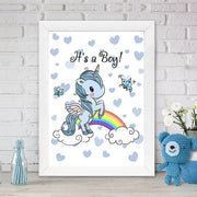 Quadro Decorativo MDF Emoldurado - Arte Multicolor 24x29cm com Moldura de Madeira 2cm