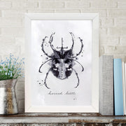 Quadro Decorativo MDF Emoldurado - Arte Multicolor 24x29cm com Moldura de Madeira 2cm