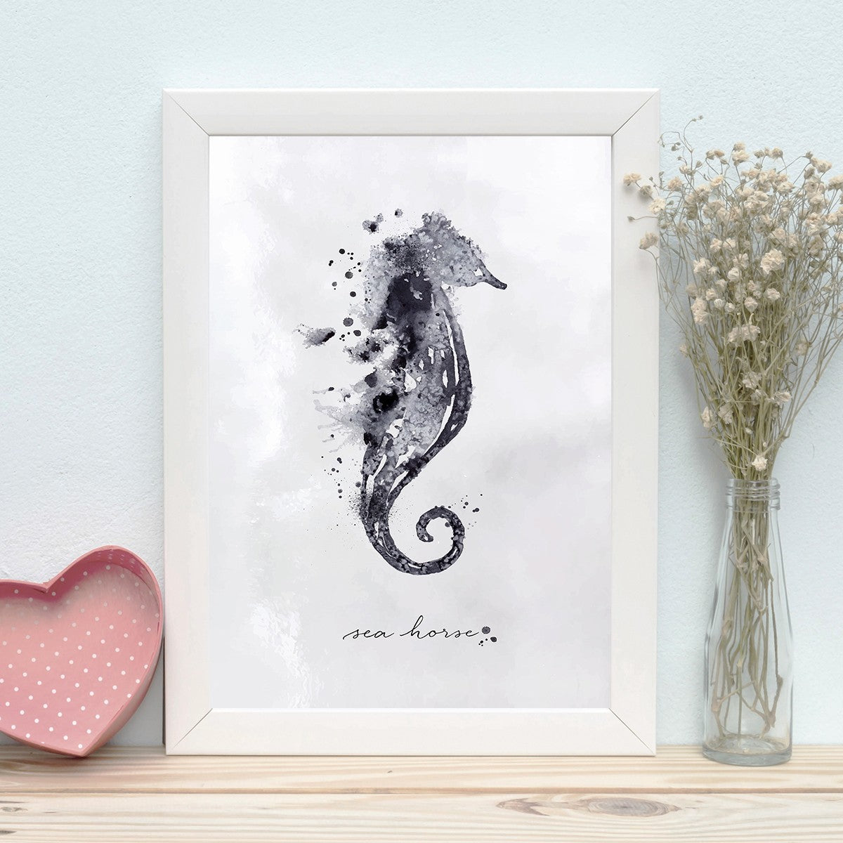 Quadro Decorativo MDF Emoldurado - Arte Multicolor 24x29cm com Moldura de Madeira 2cm