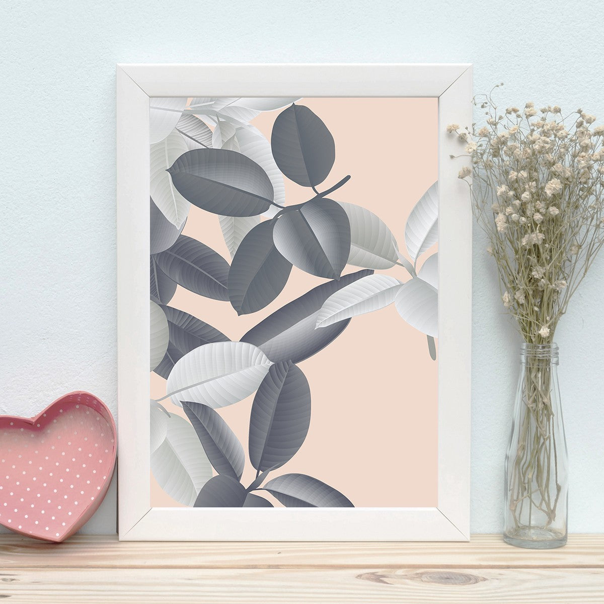 Quadro Decorativo MDF Emoldurado - Arte Multicolor 24x29cm com Moldura de Madeira 2cm