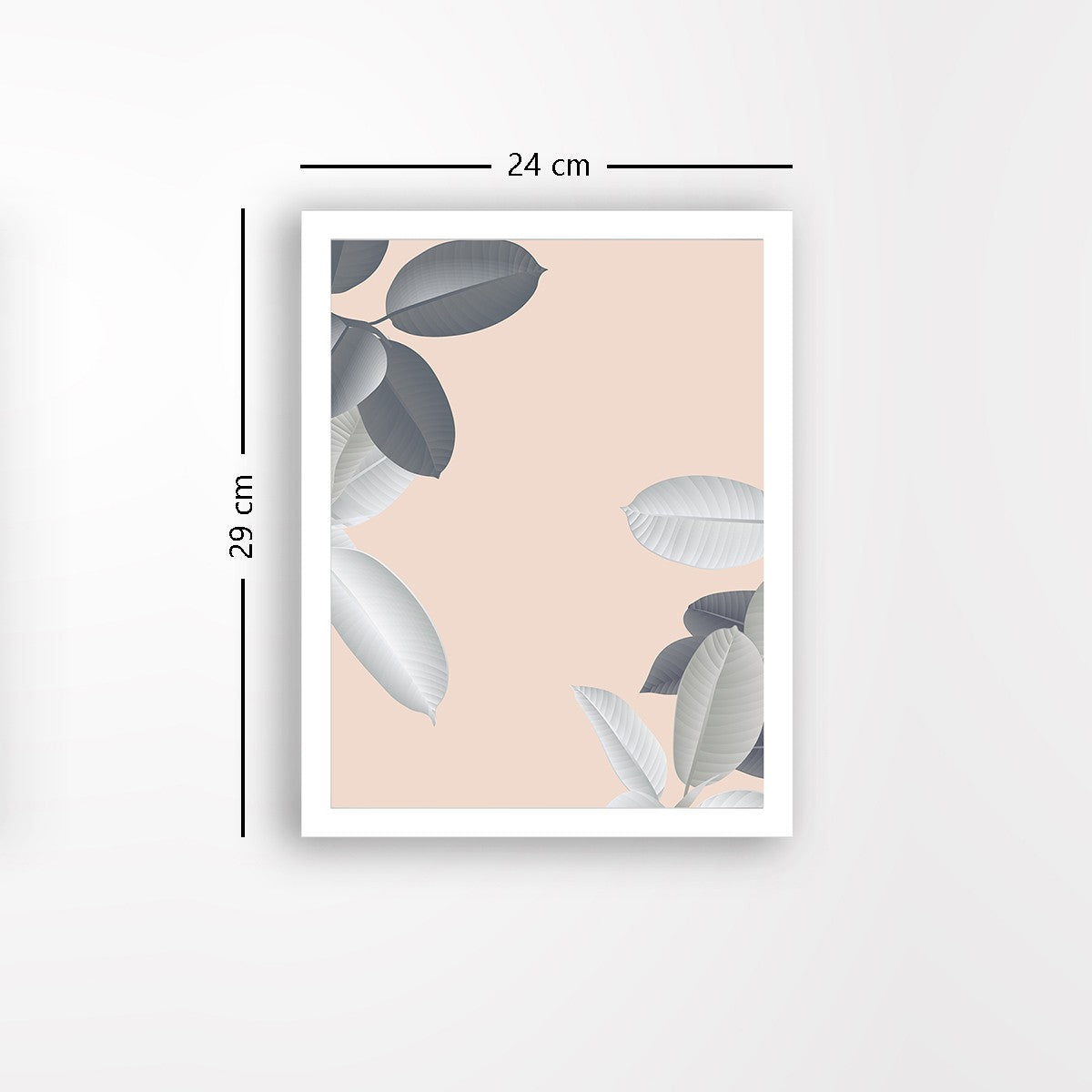 Quadro Decorativo MDF Emoldurado - Arte Multicolor 24x29cm com Moldura de Madeira 2cm