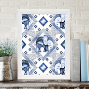 Quadro Decorativo MDF Emoldurado - Arte Multicolor 24x29cm com Moldura de Madeira 2cm