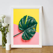 Quadro Decorativo MDF Emoldurado - Arte Multicolor 24x29cm com Moldura de Madeira 2cm