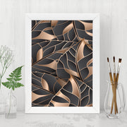 Quadro Decorativo MDF Emoldurado - Arte Multicolor 24x29cm com Moldura de Madeira 2cm