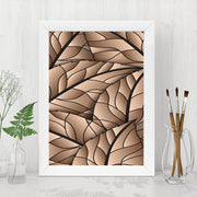 Quadro Decorativo MDF Emoldurado - Arte Multicolor 24x29cm com Moldura de Madeira 2cm