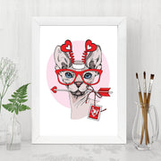 Quadro Decorativo MDF Emoldurado - Arte Multicolor 24x29cm com Moldura de Madeira 2cm