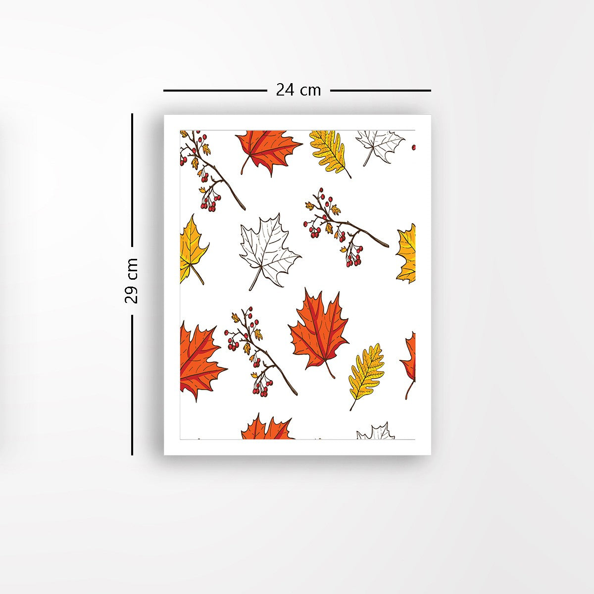 Quadro Decorativo MDF Emoldurado - Arte Multicolor 24x29cm com Moldura de Madeira 2cm