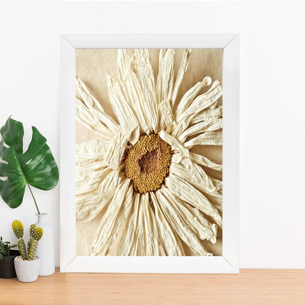 Quadro Decorativo MDF Emoldurado - Arte Multicolor 24x29cm com Moldura de Madeira 2cm