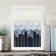 Quadro Decorativo MDF Emoldurado - Arte Multicolor 24x29cm com Moldura de Madeira 2cm