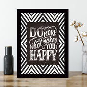 Quadro Decorativo MDF Emoldurado - Arte Multicolor 24x29cm com Moldura de Madeira 2cm