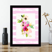 Quadro Decorativo MDF Emoldurado - Arte Multicolor 24x29cm com Moldura de Madeira 2cm