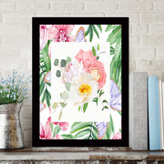 Quadro Decorativo MDF Emoldurado - Arte Multicolor 24x29cm com Moldura de Madeira 2cm