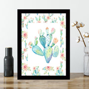 Quadro Decorativo MDF Emoldurado - Arte Multicolor 24x29cm com Moldura de Madeira 2cm