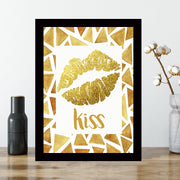 Quadro Decorativo MDF Emoldurado - Arte Multicolor 24x29cm com Moldura de Madeira 2cm