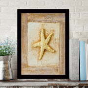 Quadro Decorativo MDF Emoldurado - Arte Multicolor 24x29cm com Moldura de Madeira 2cm