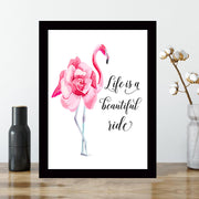 Quadro Decorativo MDF Emoldurado - Arte Multicolor 24x29cm com Moldura de Madeira 2cm