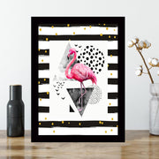 Quadro Decorativo MDF Emoldurado - Arte Multicolor 24x29cm com Moldura de Madeira 2cm