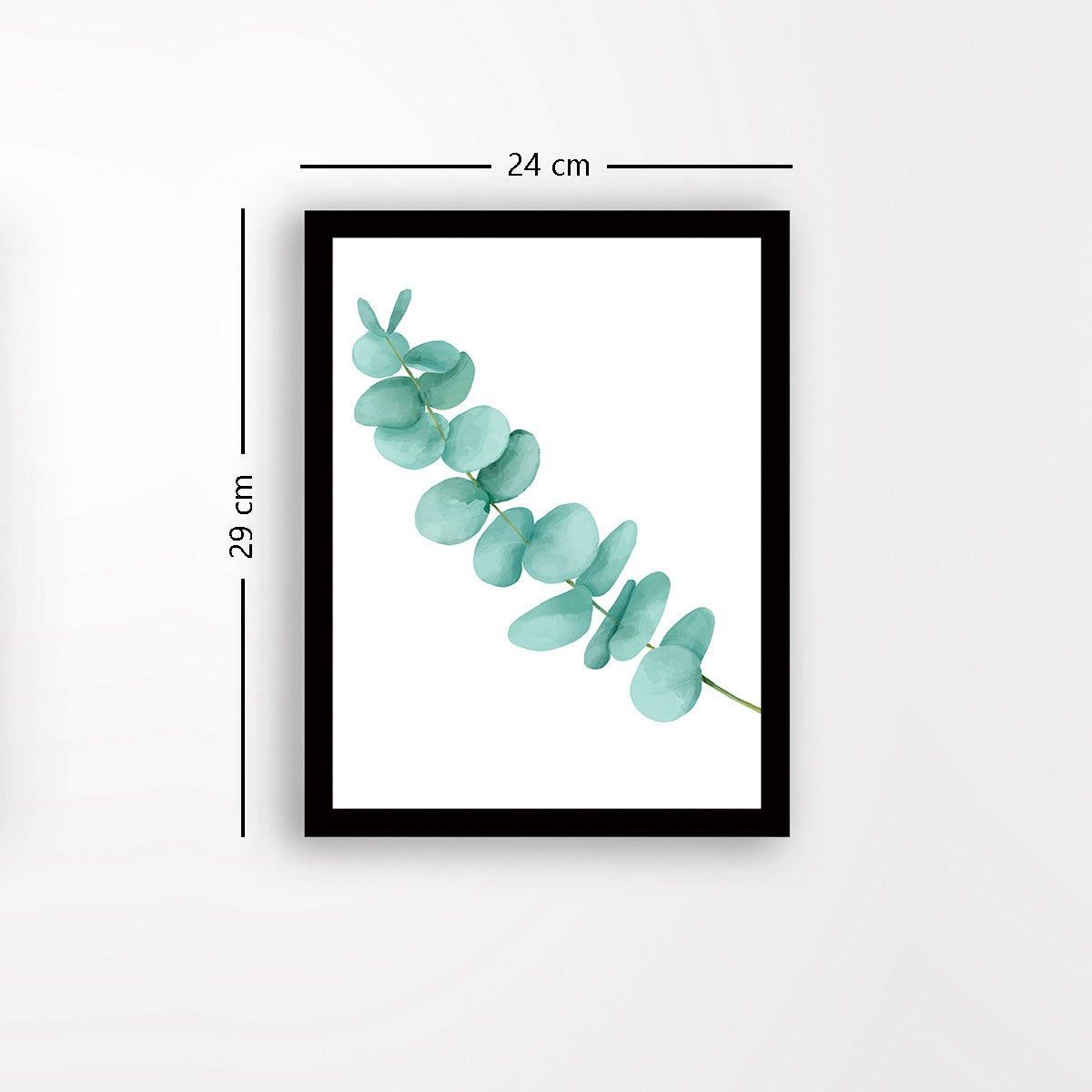 Quadro Decorativo MDF Emoldurado - Arte Multicolor 24x29cm com Moldura de Madeira 2cm