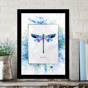 Quadro Decorativo MDF Emoldurado - Arte Multicolor 24x29cm com Moldura de Madeira 2cm