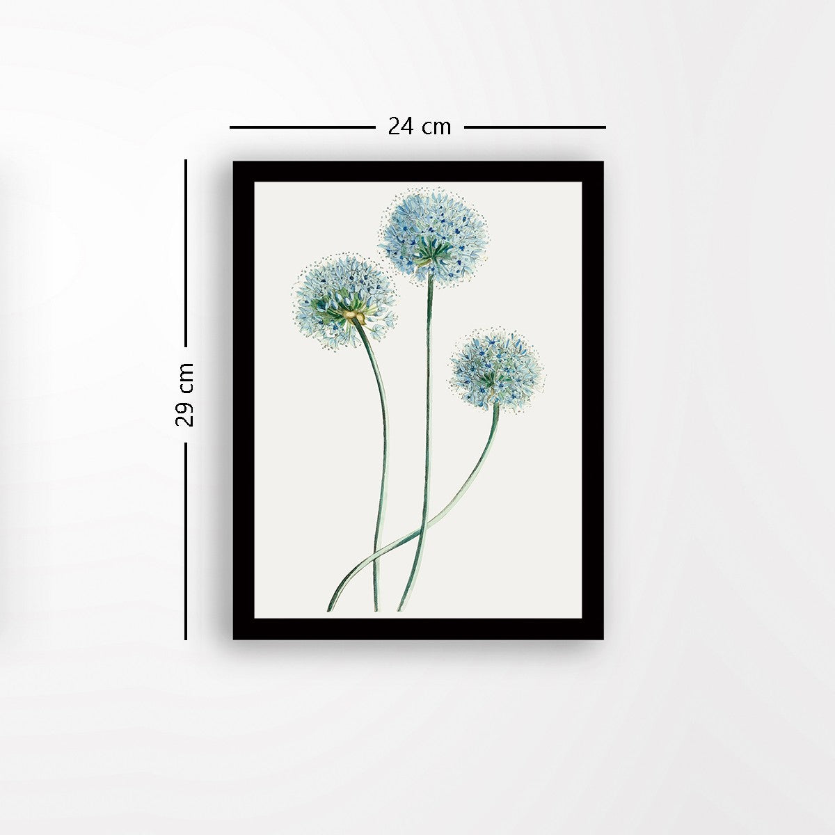 Quadro Decorativo MDF Emoldurado - Arte Multicolor 24x29cm com Moldura de Madeira 2cm