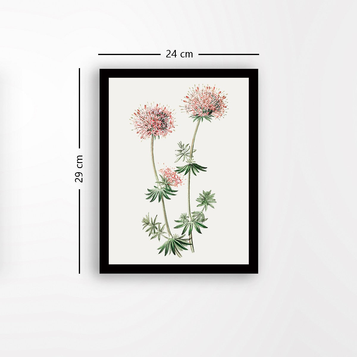 Quadro Decorativo MDF Emoldurado - Arte Multicolor 24x29cm com Moldura de Madeira 2cm