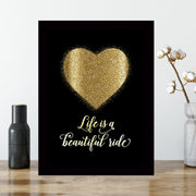 Quadro Decorativo MDF Emoldurado - Arte Multicolor 24x29cm com Moldura de Madeira 2cm