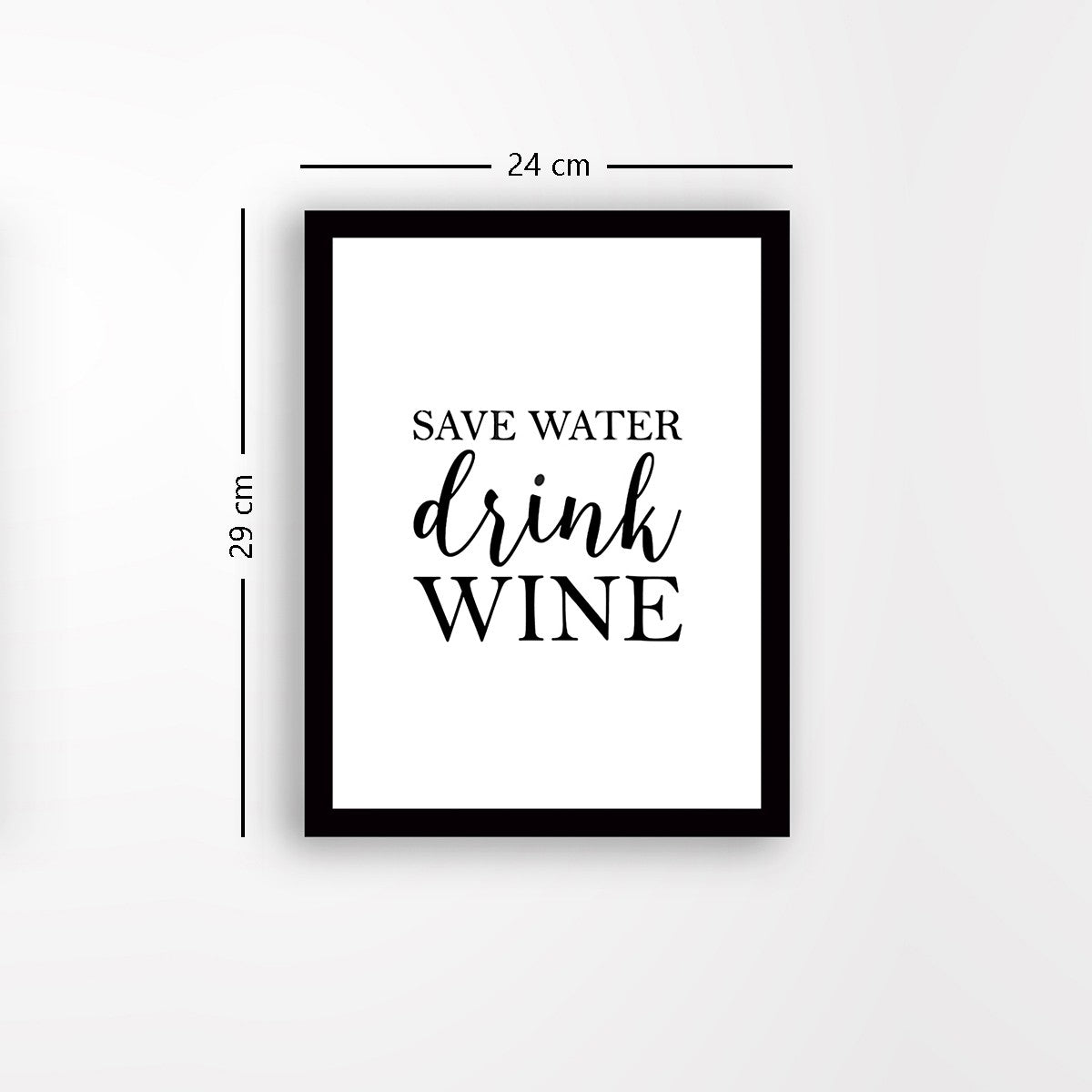 Quadro Decorativo MDF Emoldurado - Arte Multicolor 24x29cm com Moldura de Madeira 2cm