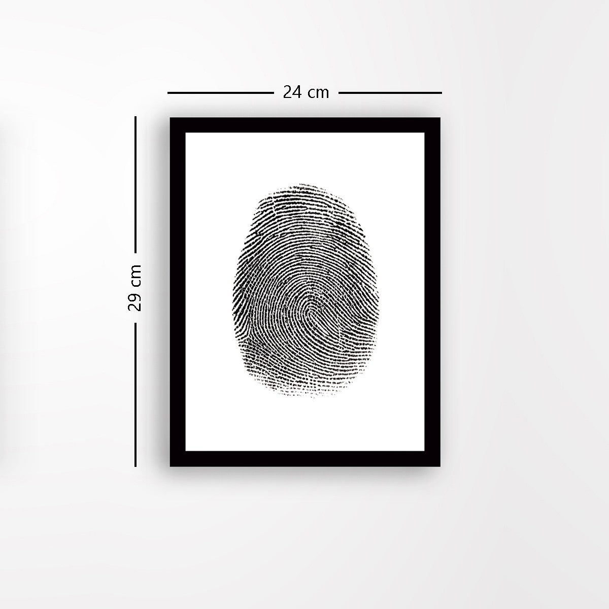 Quadro Decorativo MDF Emoldurado - Arte Multicolor 24x29cm com Moldura de Madeira 2cm