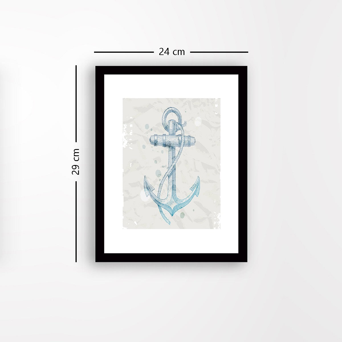 Quadro Decorativo MDF Emoldurado - Arte Multicolor 24x29cm com Moldura de Madeira 2cm