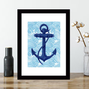 Quadro Decorativo MDF Emoldurado - Arte Multicolor 24x29cm com Moldura de Madeira 2cm