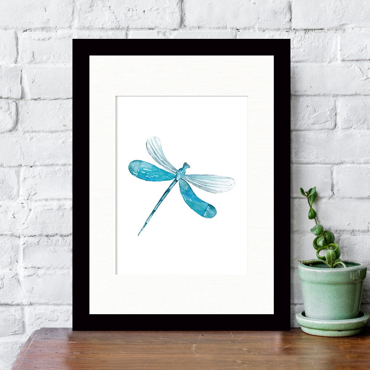 Quadro Decorativo MDF Emoldurado - Arte Multicolor 24x29cm com Moldura de Madeira 2cm