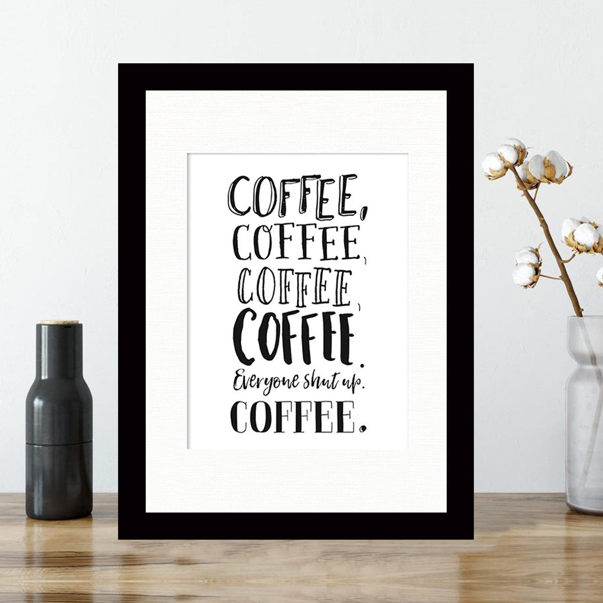 Quadro Decorativo MDF Emoldurado - Arte Multicolor 24x29cm com Moldura de Madeira 2cm