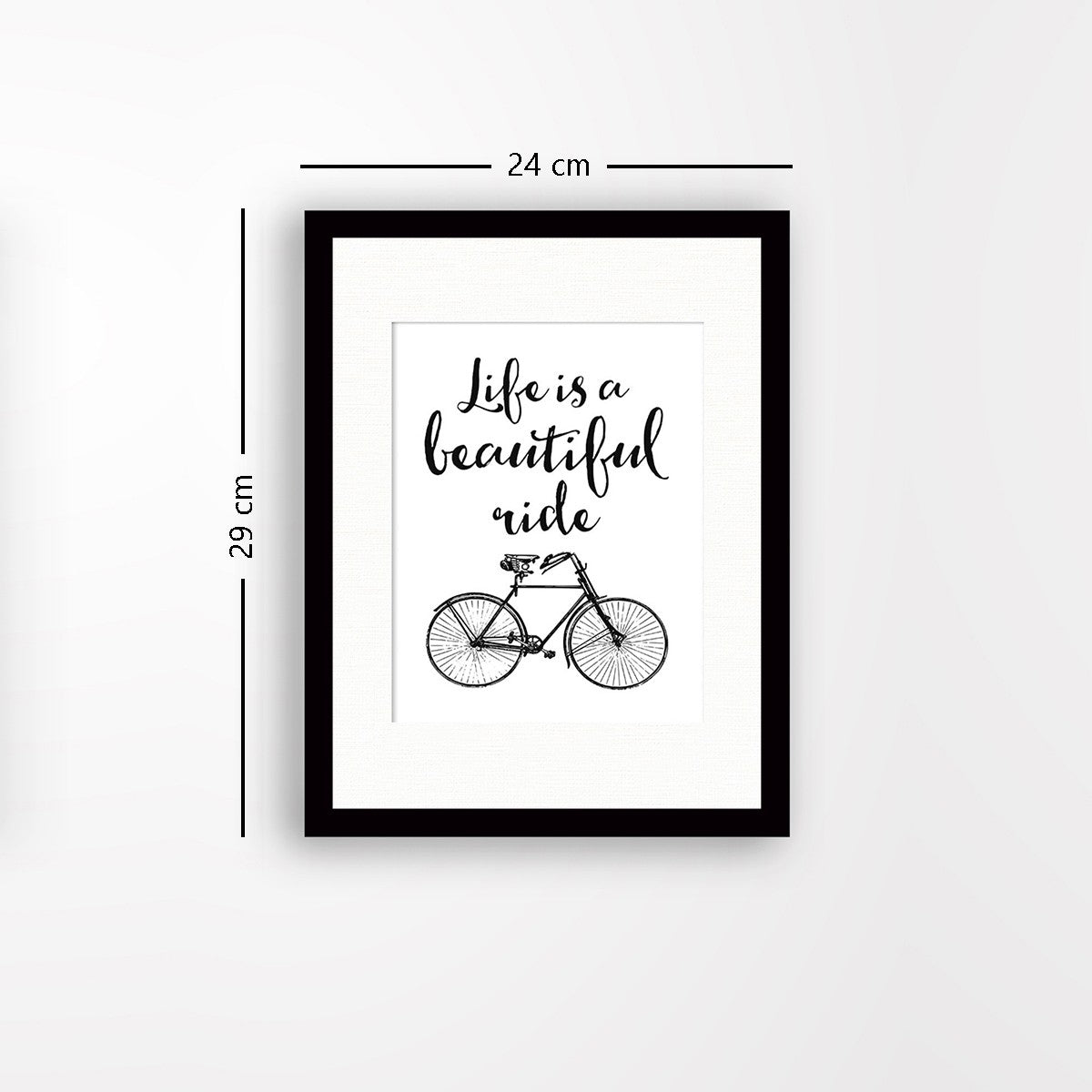 Quadro Decorativo MDF Emoldurado - Arte Multicolor 24x29cm com Moldura de Madeira 2cm