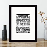 Quadro Decorativo MDF Emoldurado - Arte Multicolor 24x29cm com Moldura de Madeira 2cm