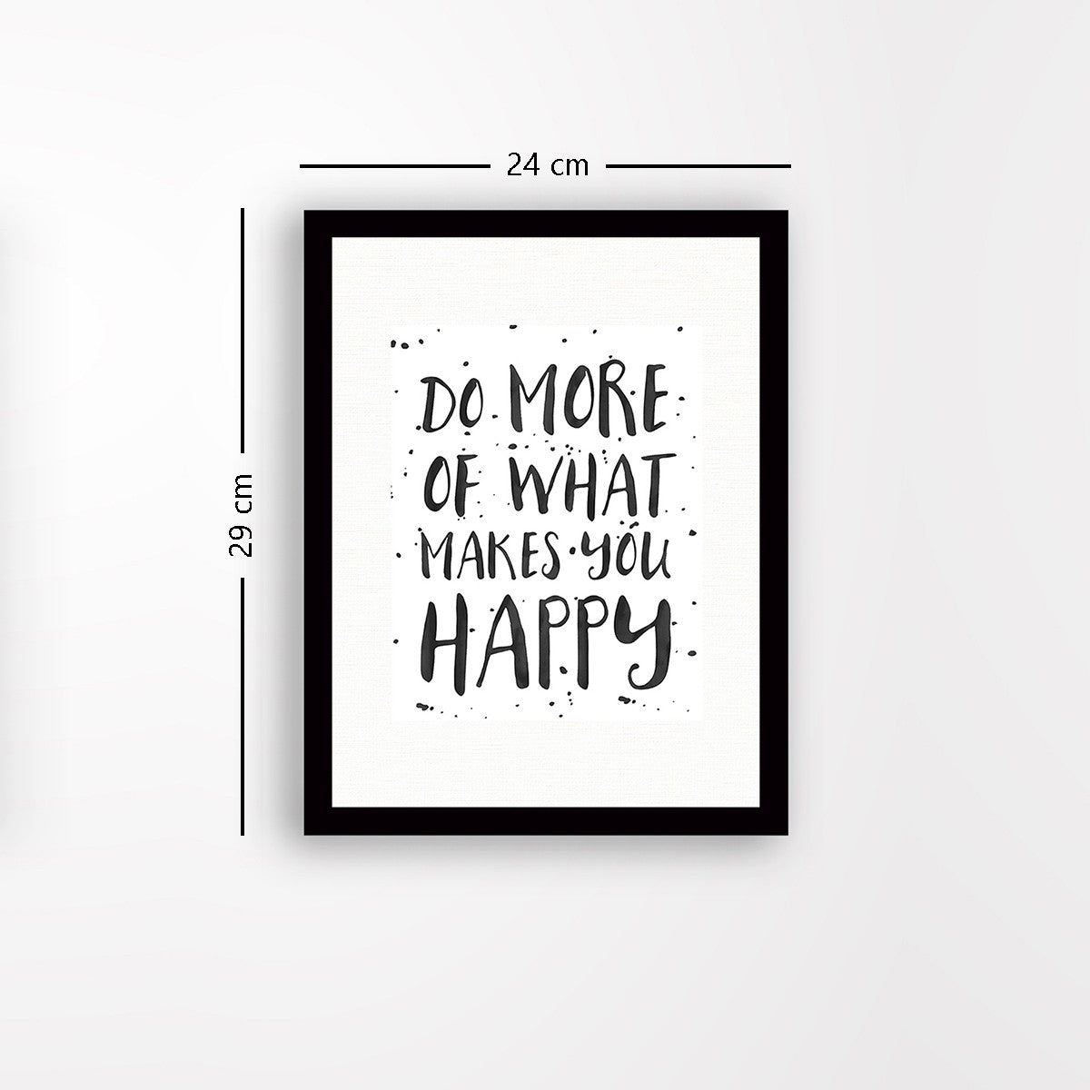 Quadro Decorativo MDF Emoldurado - Arte Multicolor 24x29cm com Moldura de Madeira 2cm