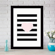 Quadro Decorativo MDF Emoldurado - Arte Multicolor 24x29cm com Moldura de Madeira 2cm