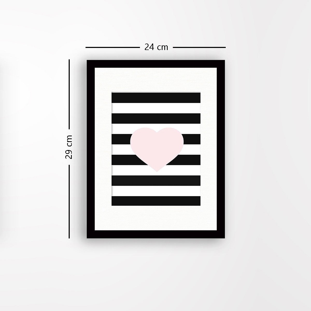 Quadro Decorativo MDF Emoldurado - Arte Multicolor 24x29cm com Moldura de Madeira 2cm