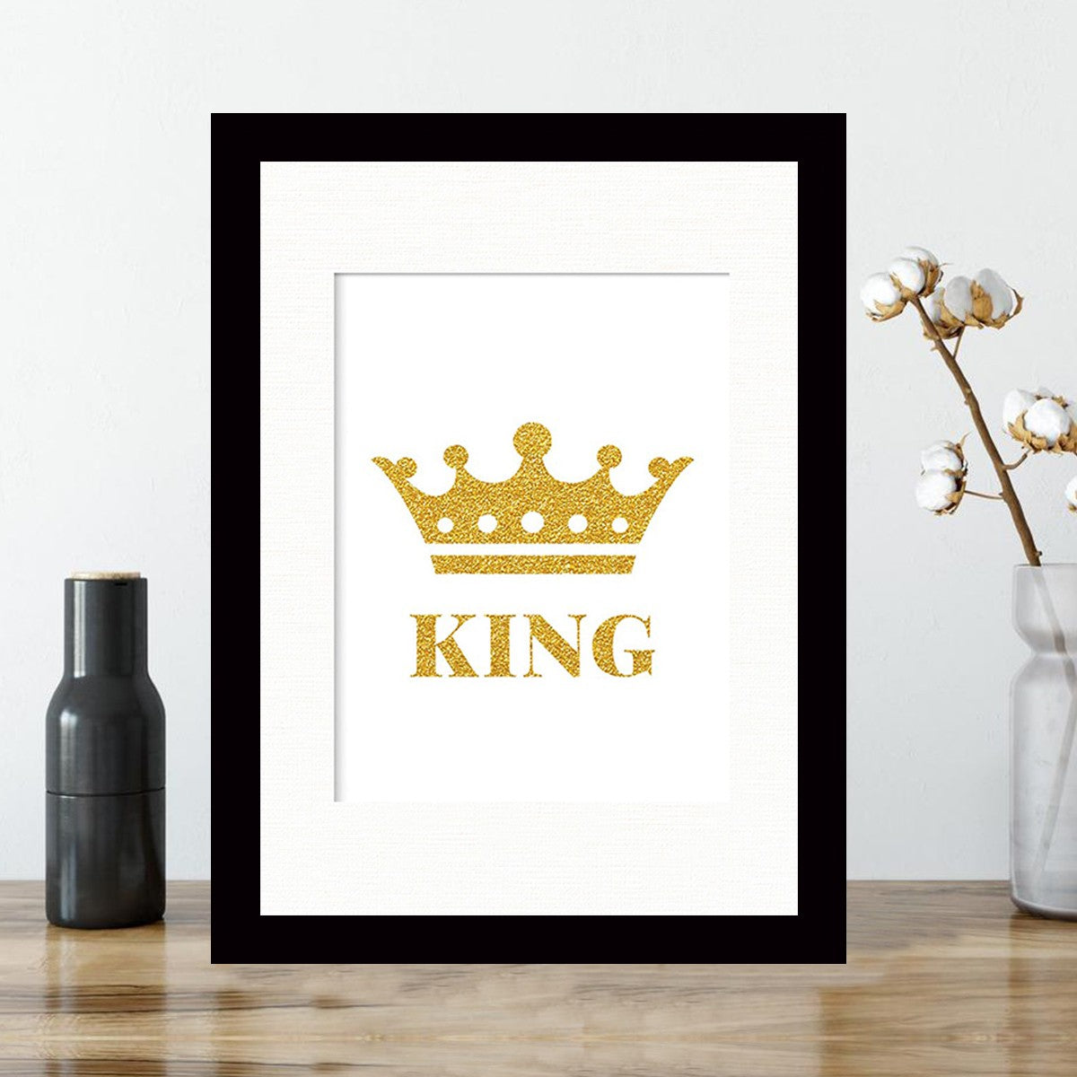 Quadro Decorativo MDF Emoldurado - Arte Multicolor 24x29cm com Moldura de Madeira 2cm