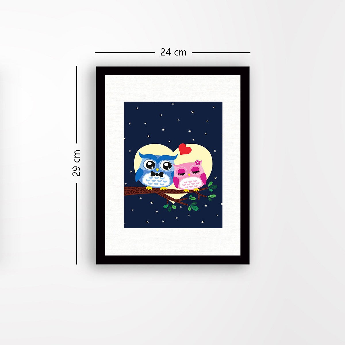 Quadro Decorativo MDF Emoldurado - Arte Multicolor 24x29cm com Moldura de Madeira 2cm