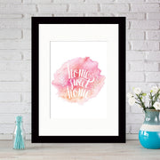 Quadro Decorativo MDF Emoldurado - Arte Multicolor 24x29cm com Moldura de Madeira 2cm