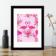 Quadro Decorativo MDF Emoldurado - Arte Multicolor 24x29cm com Moldura de Madeira 2cm