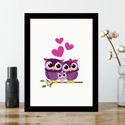 Quadro Decorativo MDF Emoldurado - Arte Multicolor 24x29cm com Moldura de Madeira 2cm