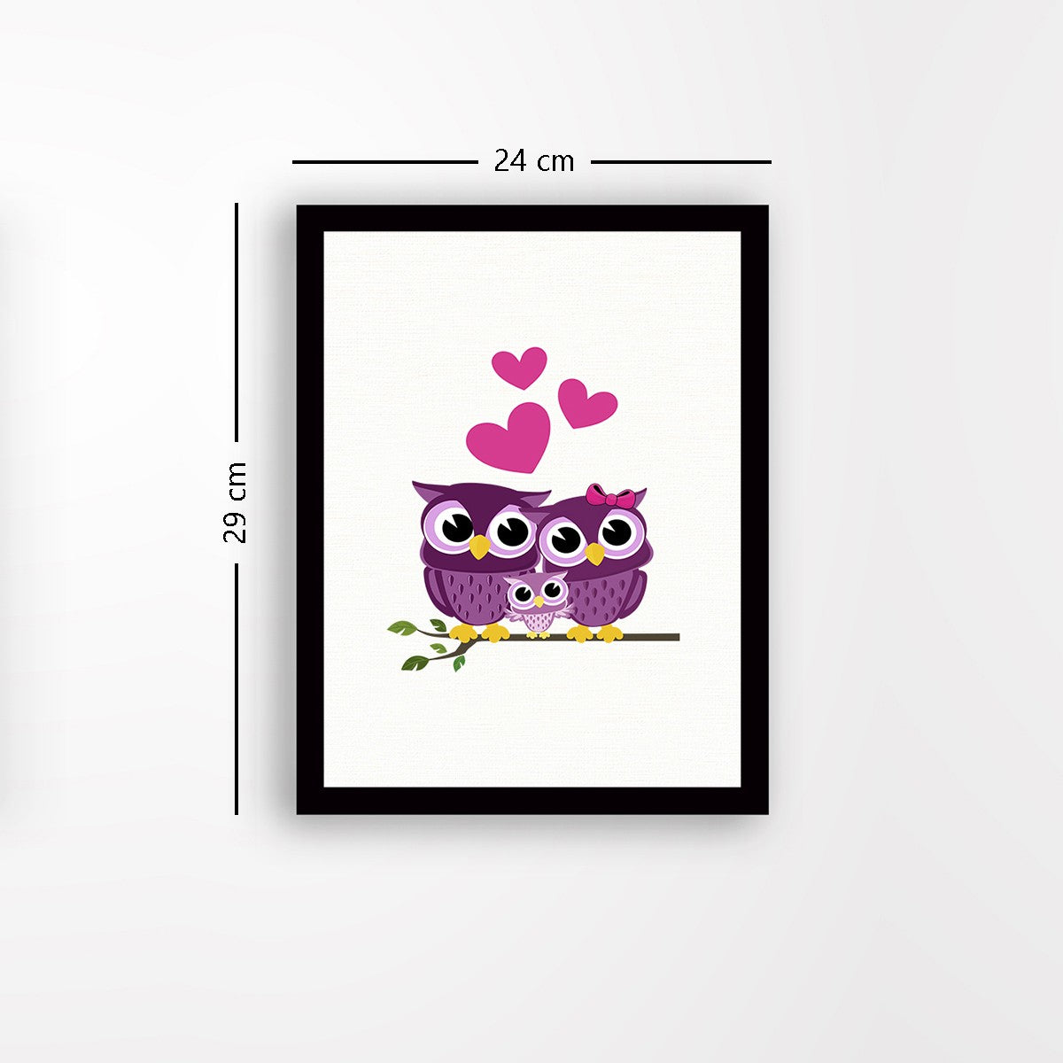 Quadro Decorativo MDF Emoldurado - Arte Multicolor 24x29cm com Moldura de Madeira 2cm