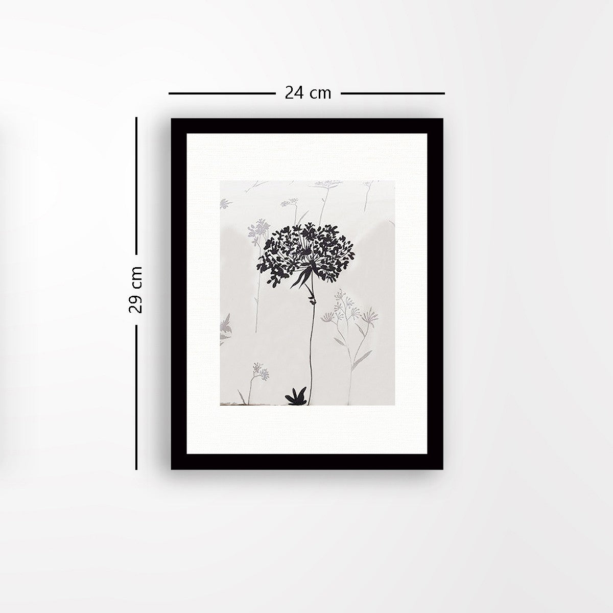 Quadro Decorativo MDF Emoldurado - Arte Multicolor 24x29cm com Moldura de Madeira 2cm