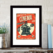 Quadro Decorativo MDF Emoldurado - Arte Multicolor 24x29cm com Moldura de Madeira 2cm