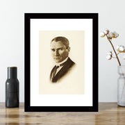 Quadro Decorativo MDF Emoldurado - Arte Multicolor 24x29cm com Moldura de Madeira 2cm